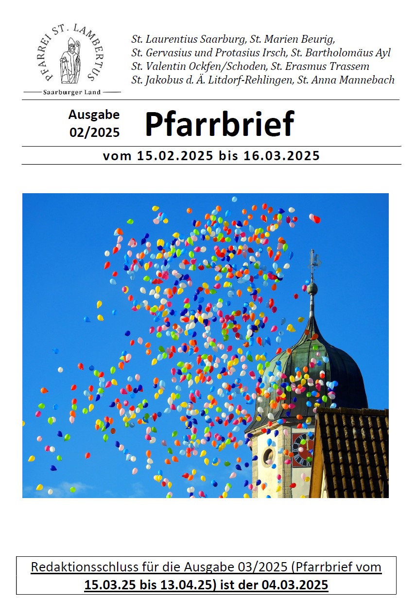 Pfarrbrief 02/2024