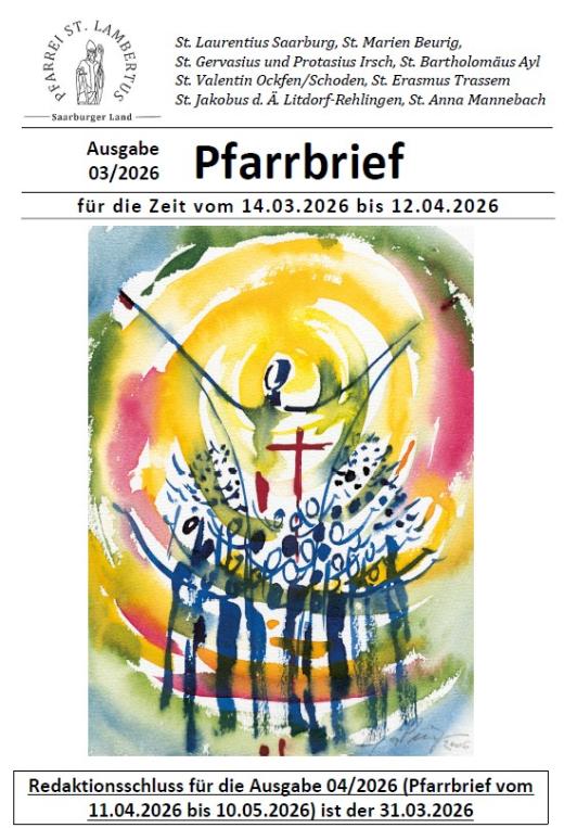 Deckblatt Pfarrbrief 03/2026