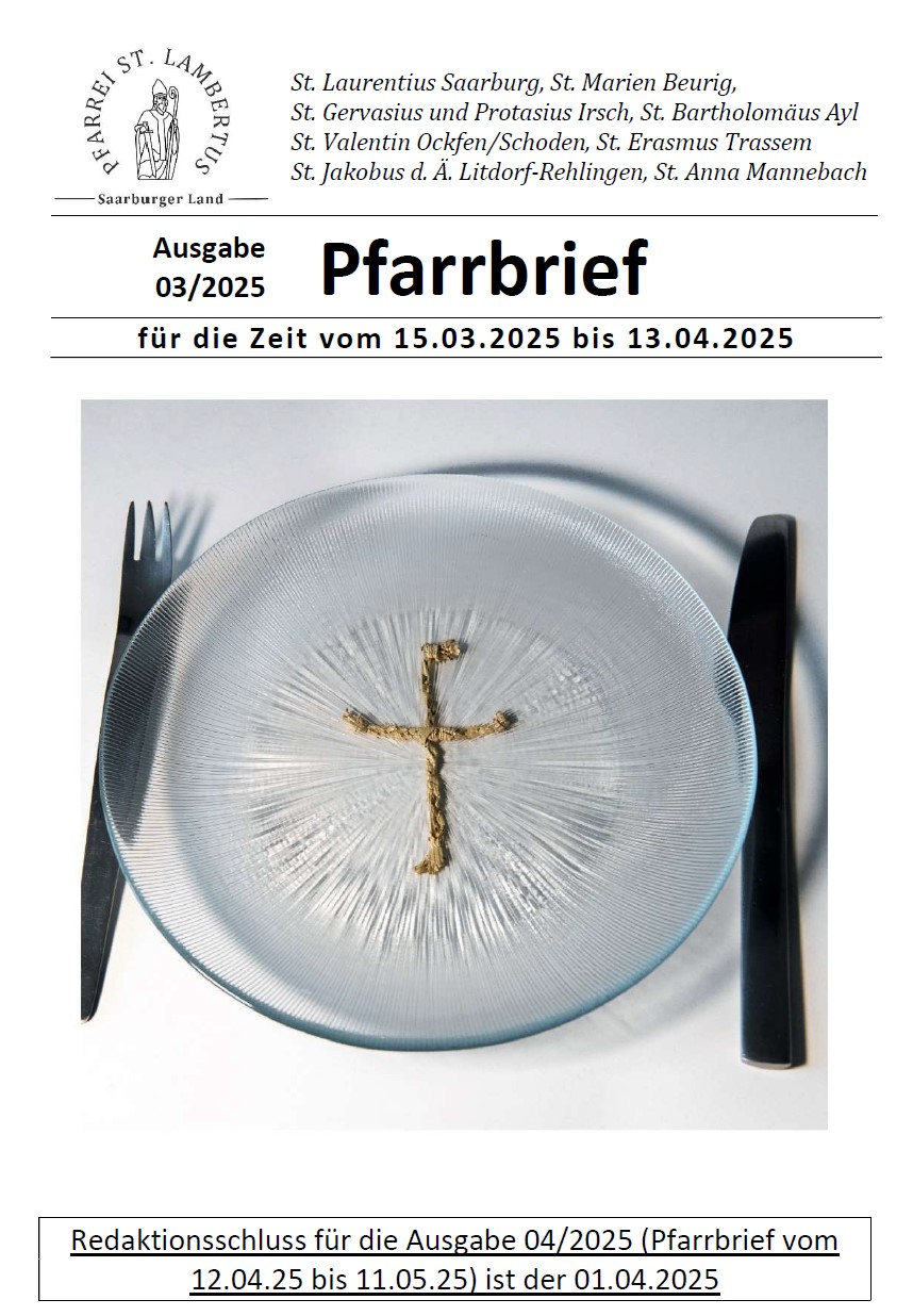 Pfarrbrief 03/2025