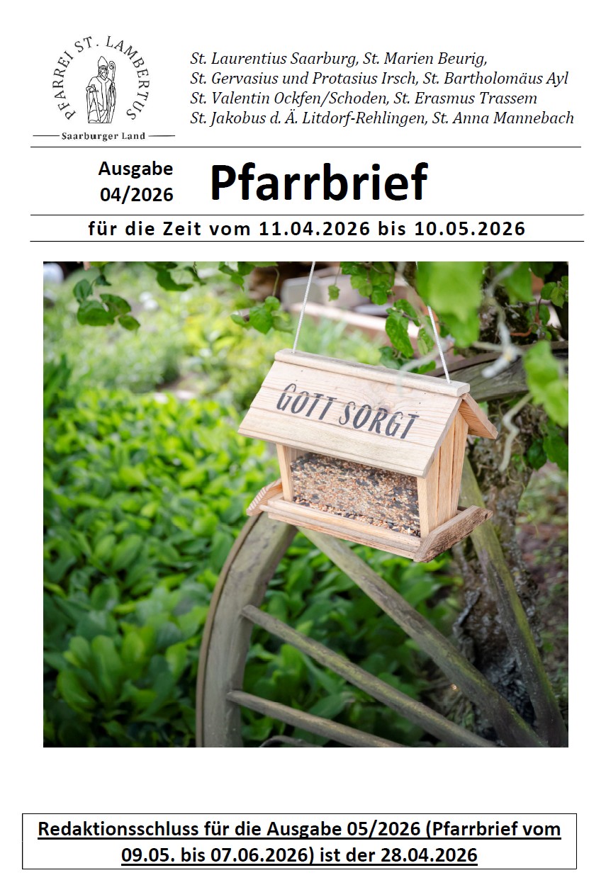 Deckblatt Pfarrbrief 04/2026
