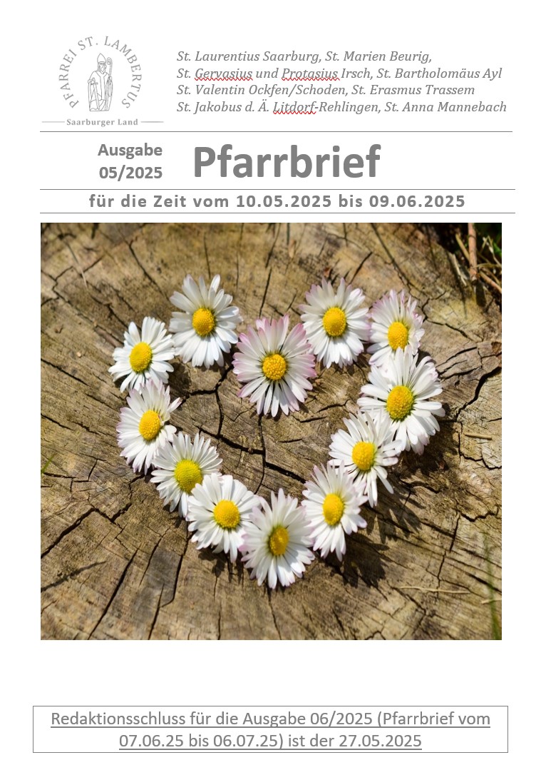 Pfarrbrief 05/2025