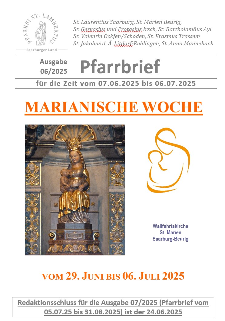 Pfarrbrief 06/2025