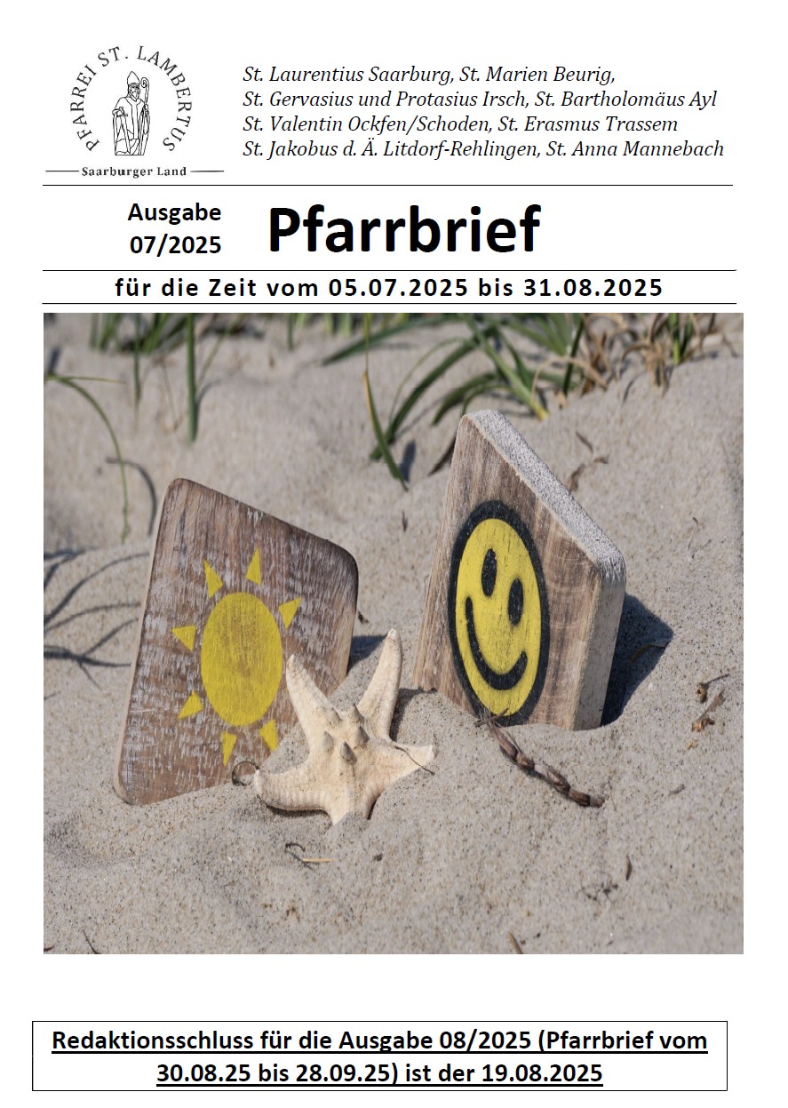 Pfarrbrief 07/2025