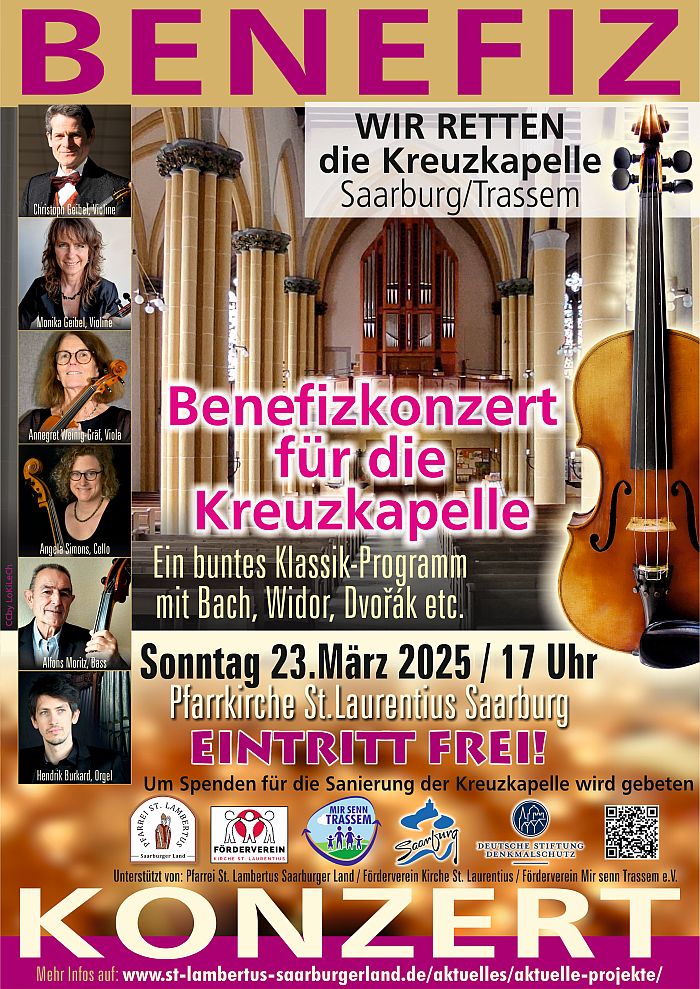 Benefizkonzert Kreuzkapelle (c) Astrid Valerius Benefizkonzert Kreuzkapelle