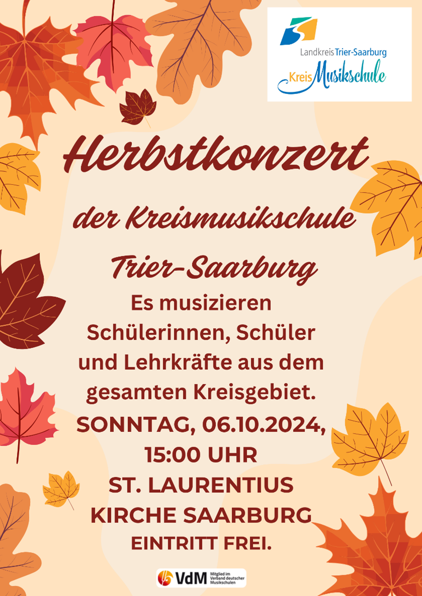 Herbstkonzert Kreismusikschule