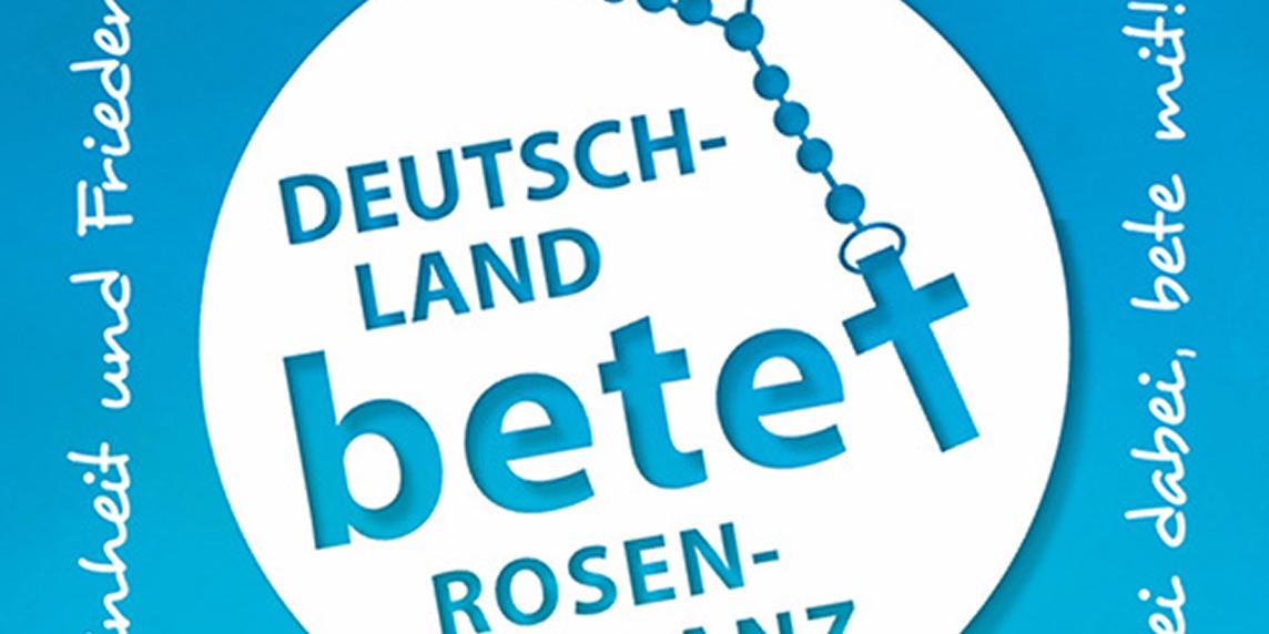 Rosenkranz-Banner-Blau