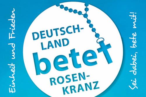 Rosenkranz-Banner-Blau