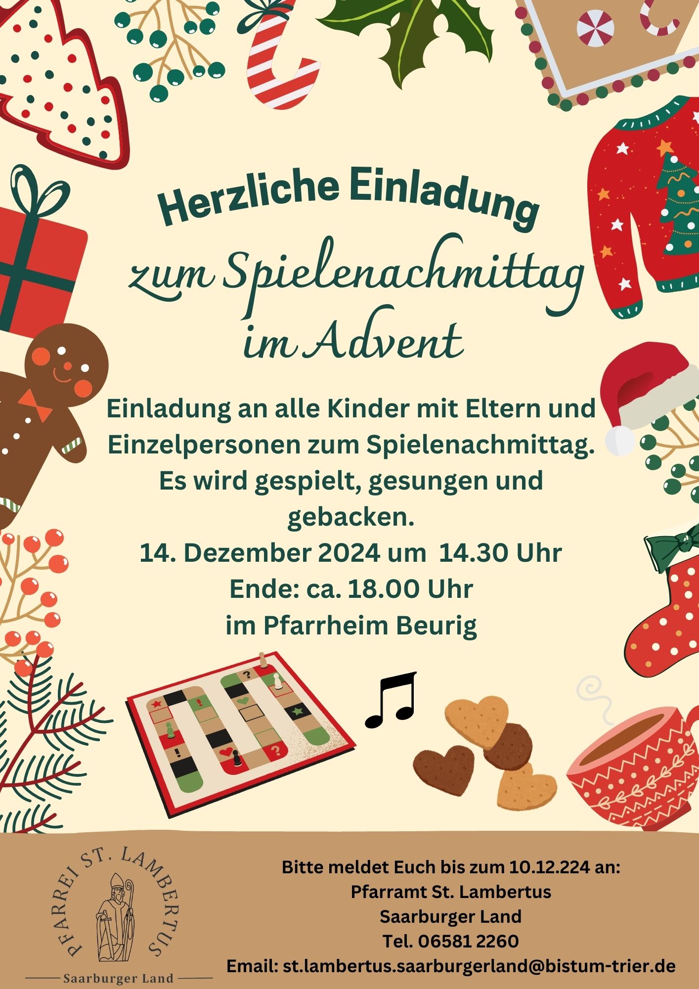Spielenachmittag im Advent